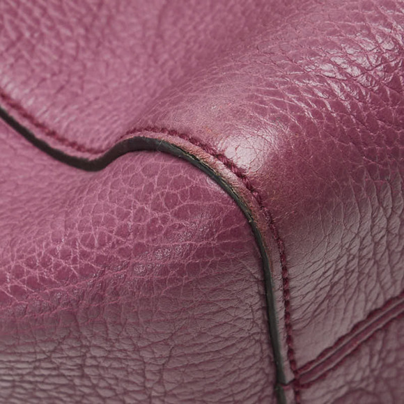 GUCCI Purple Leather Shoulder Bag - Picture 7 of 12